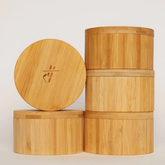 Kate McLeod Signature Bamboo Canister - Picture 1 of 2